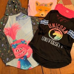 Girls tops, size 7/8, lot of 4